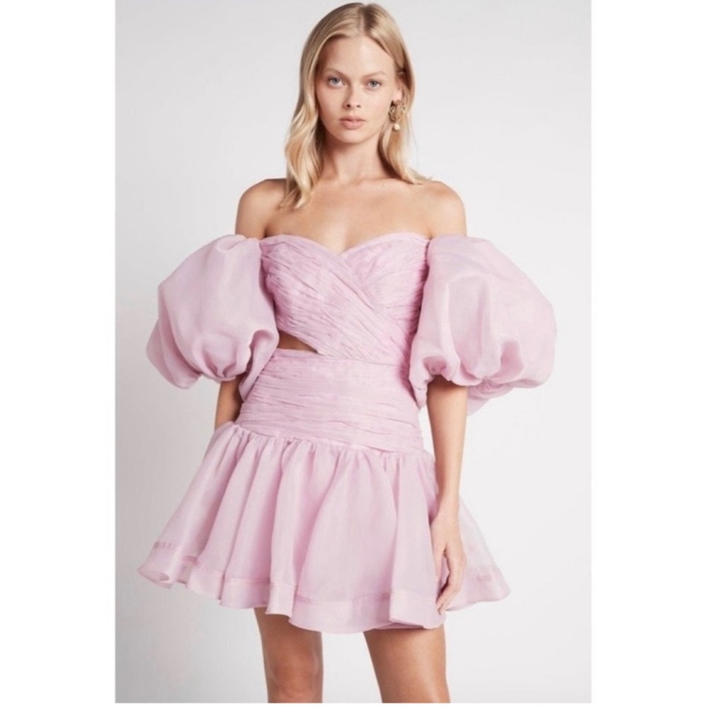AJE Myriad Cut-Out Minidress in Lilac Size 2 US 6 AU-